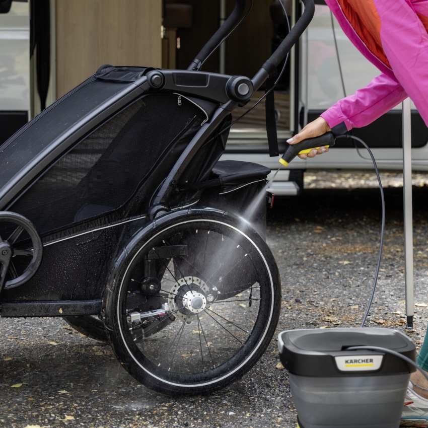 Сгъваема водоструйка на батерии за колела и домашни любимци Karcher OC 3 Fordable - Image 6