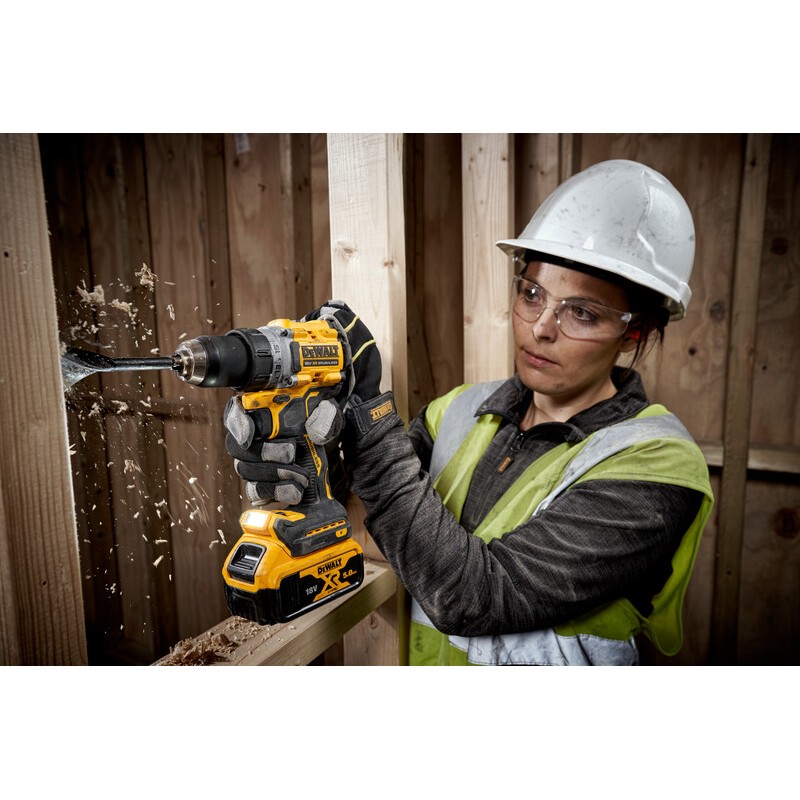 Пълен комплект акумулаторен винтоверт 2 батерии куфар и зарядно DeWALT DCD800P2T 18V 90Nm - Image 8