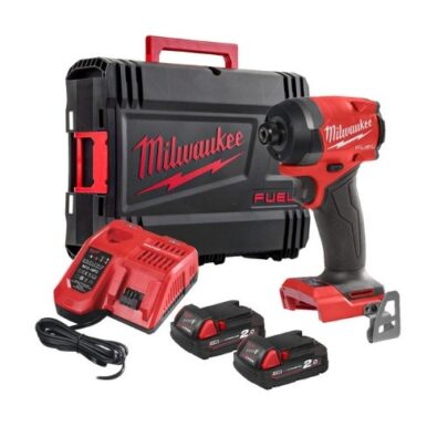 Акумулаторен ударен винтоверт Milwaukee M18FID3-202X 18V 226 Nm в комплект с 2 батерии куфар и зарядно