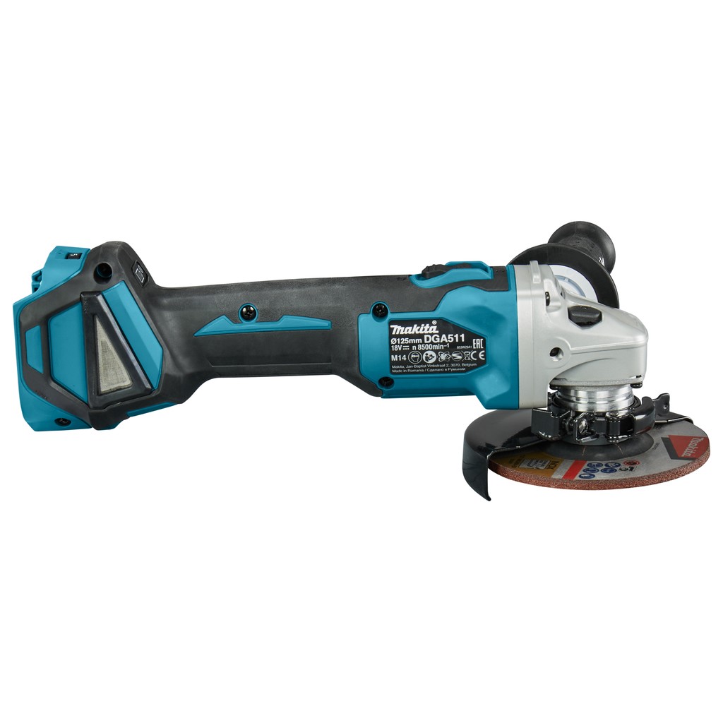 Акумулаторен ъглошлайф Makita DGA511Z, 18V, 125mm - Image 6