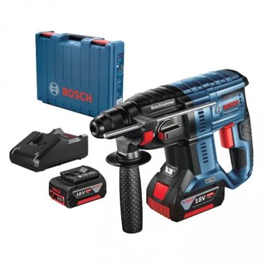 Акумулаторен перфоратор BOSCH GBH 180-Li, SDS Plus, 18 V, 2x4Ah, 1.7 J
