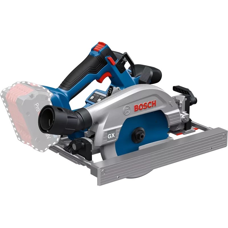 Акумулаторен циркуляр BOSCH GKS 18V-57-2 GX SOLO, 18 V, 165 mm - Image 2