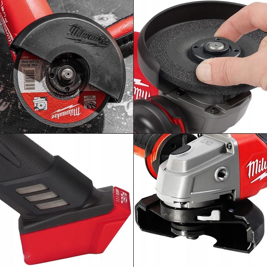Акумулаторен ъглошлайф MILWAUKEE M18FSAG125XB-502X , 18V, Ø 125, 8500 min¹,4933478430 - Image 4